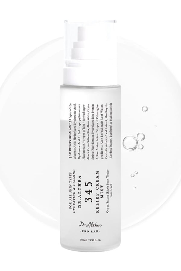 Yatıştırıcı Nemlendirici Yüz Spreyi 100ml | Dr. Althea 345 Relief Cream Mist | Hassas Cilt Bakım