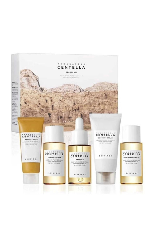 Centella Cilt Bakim Seyahat Seti 5 Urun | Skin1004 Madagascar Travel Kit | Kore Cilt Bakim Seti