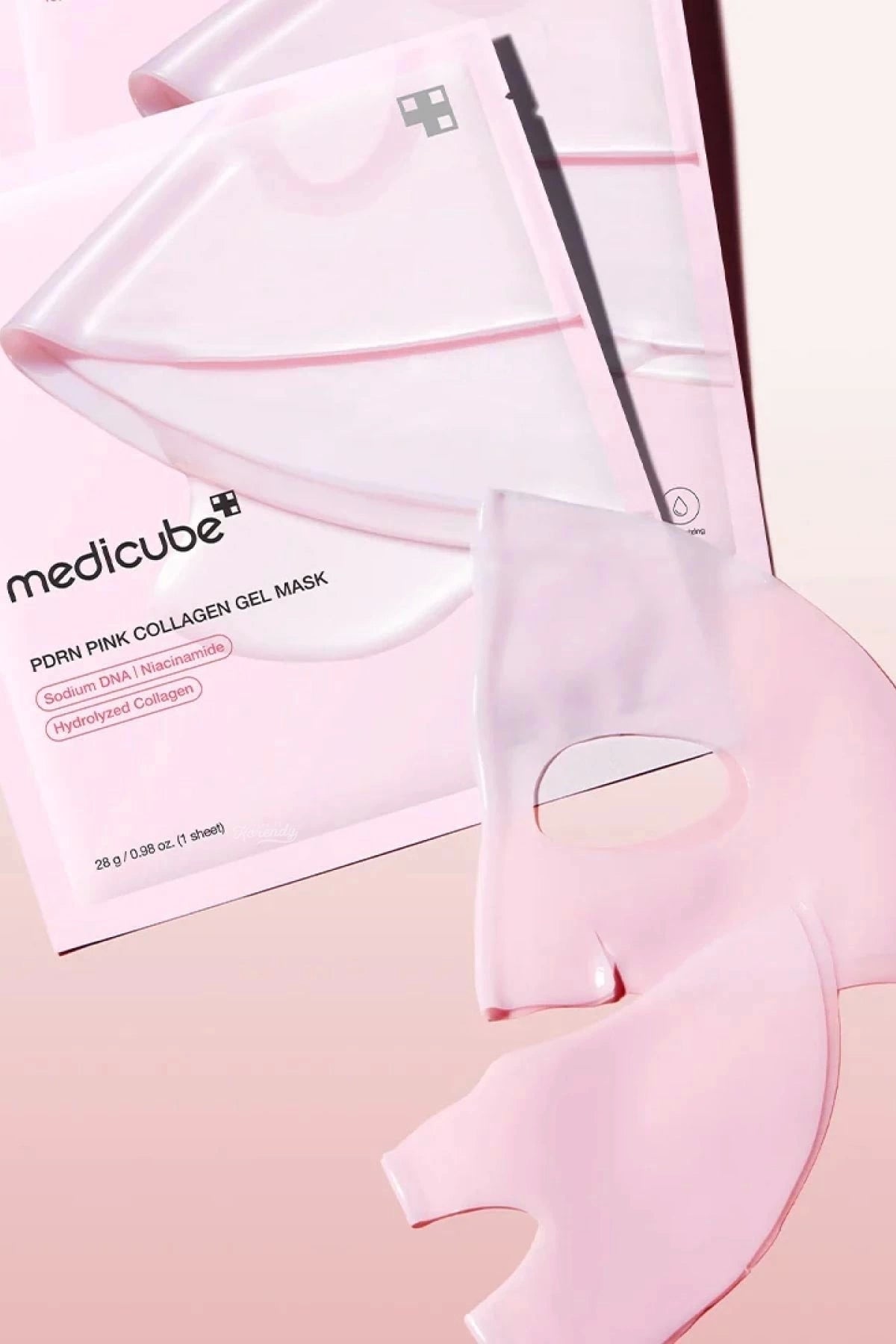 PDRN Kolajenli Jel Maske 28g 48 Saat Nem | Medicube Pink Collagen Gel Mask | Elastikiyet Koruyucu Uyku Maskesi