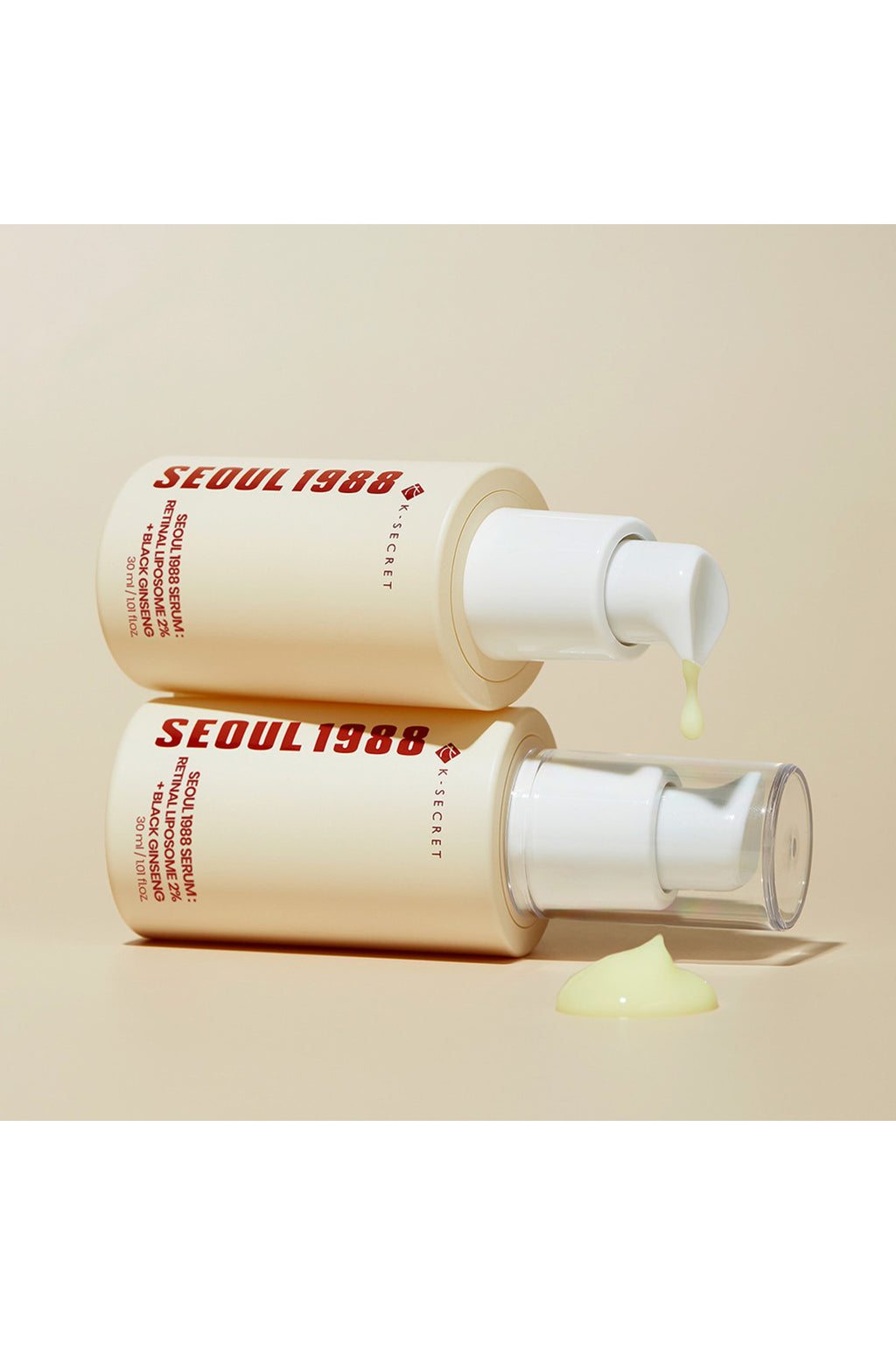 Retinal Serum %2 Ginseng Kirisiklik Karsiti 30ml | K-Secret Seoul 1988 | Cilt Yenileyici Anti-Aging Serum