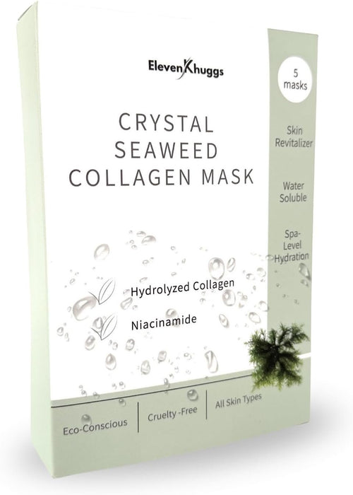 Deniz Yosunu Kolajen Maske 5 Adet | Seaweed Collagen Sheet Mask Set | Nemlendirici Yüz Bakımı