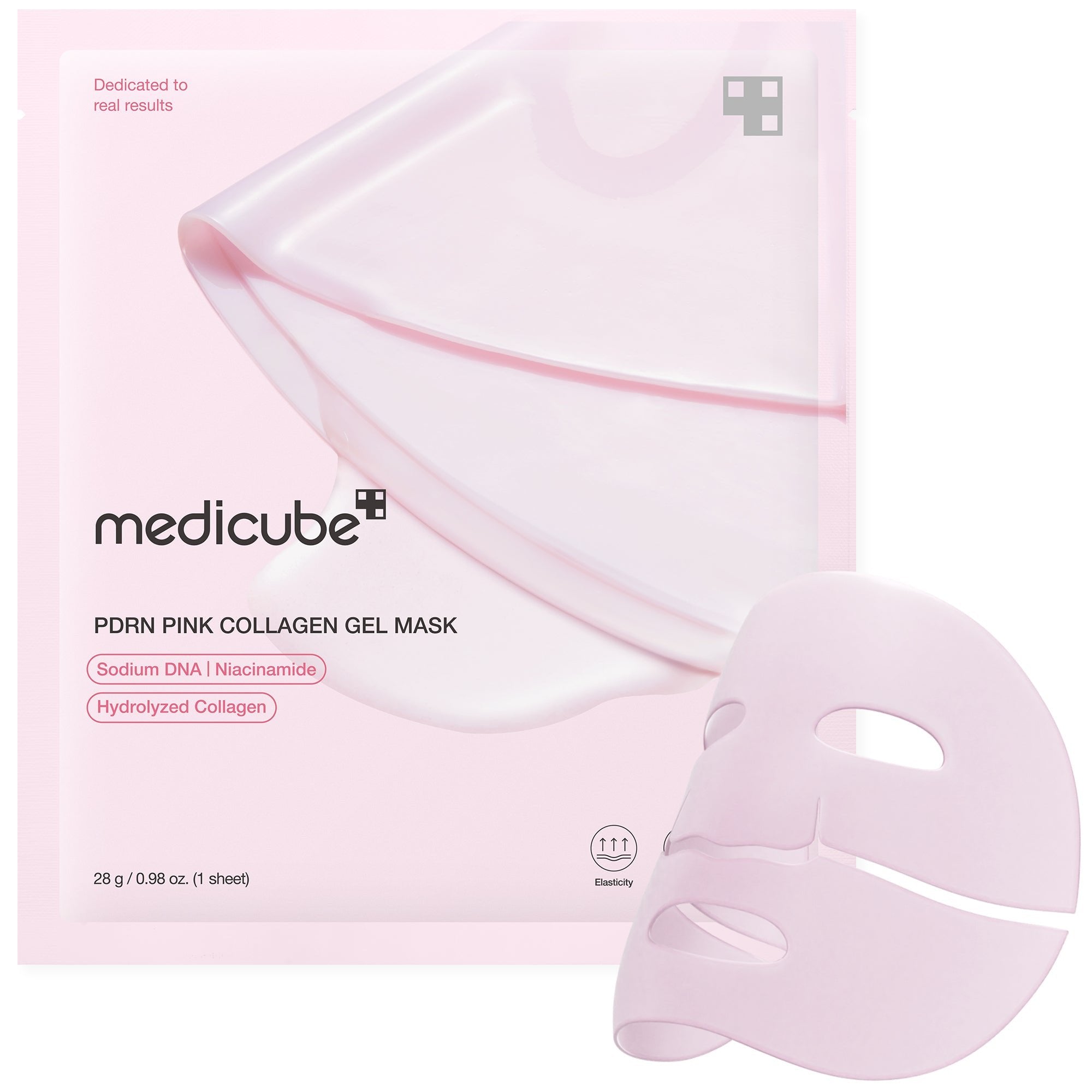 PDRN Kolajen Jel Maske 4 Adet | Medicube Pink Collagen Gel Mask | Cilt Yenileyici Bakım